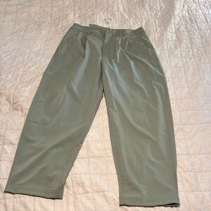 Free people moss green slacks nwt